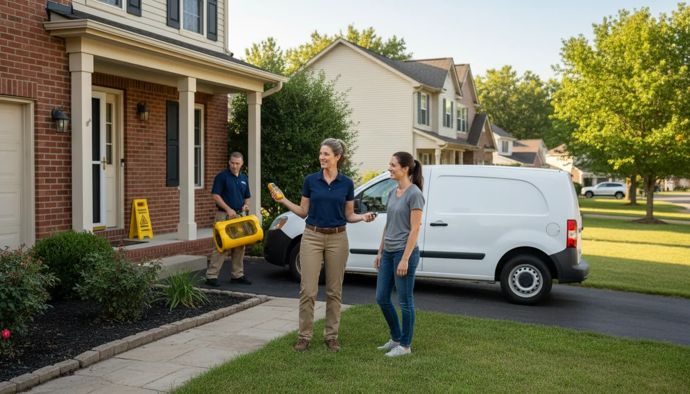 Water restoration image for Fire And Smoke Damage Restoration in Botkins, OH